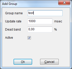 Configure Arduino OPC Group