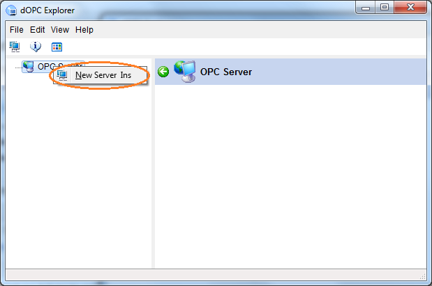 Add Arduino OPC Server to dOPC Explorer