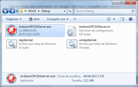Arduino OPC Server configuration file