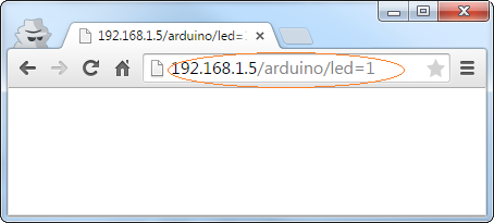 Turning on Arduino YUN led using the browser